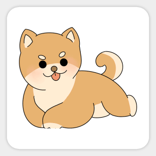 Dog illustration Sticker